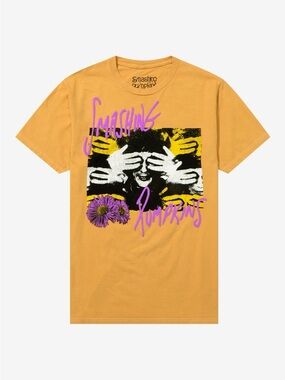 Smashing Pumpkins | Unisex Mustard Yellow 2023 Tour Merch Graphic Tee Size S